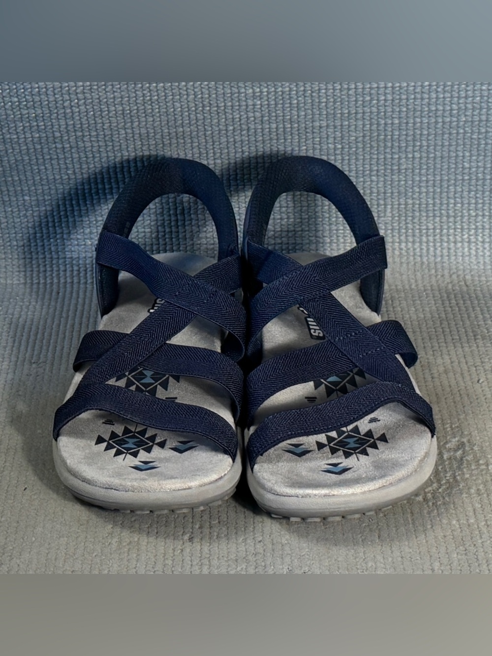 Skechers Hands Free Slip-ins Reggae Slim Stretch Flex Sandals Women's Size 7 - Picture 3 of 9